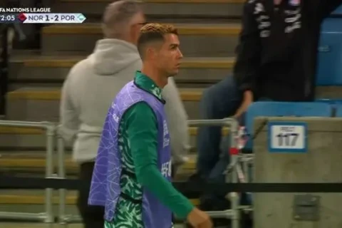 葡萄牙2-1挪威 C罗替补未登场引锋线争议